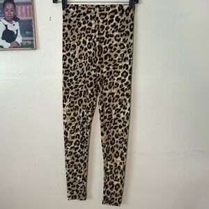 Animal print leggings